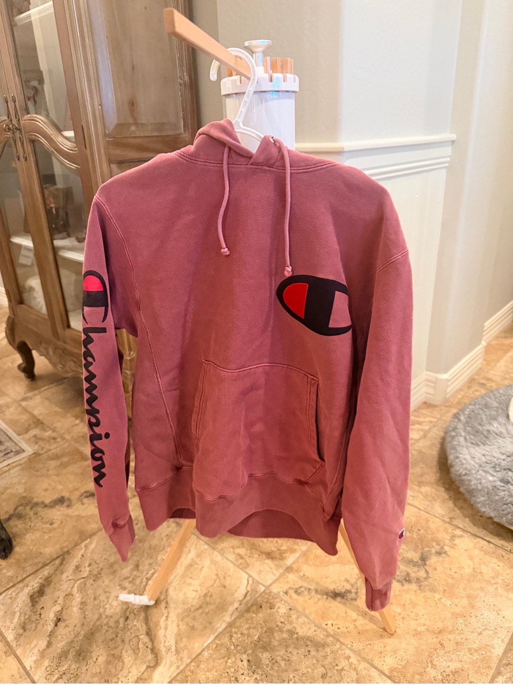 Champion women's  Hoodie Sweatshirt - Dusty Rose